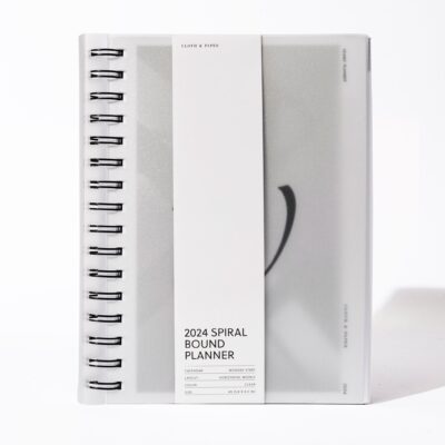 2024 Spiral Bound Planner | Horizontal Weekly | Monday Start