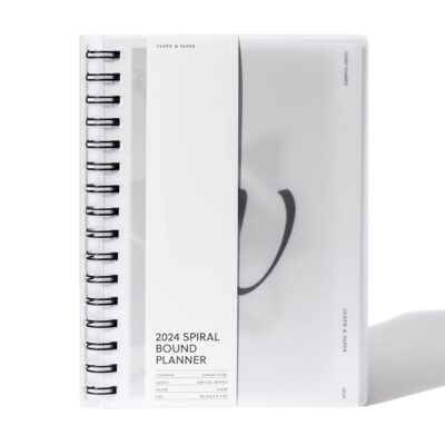 2024 Spiral Bound Planner | Vertical Weekly | Sunday Start